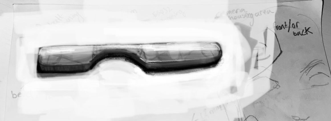 First sketch of the pen